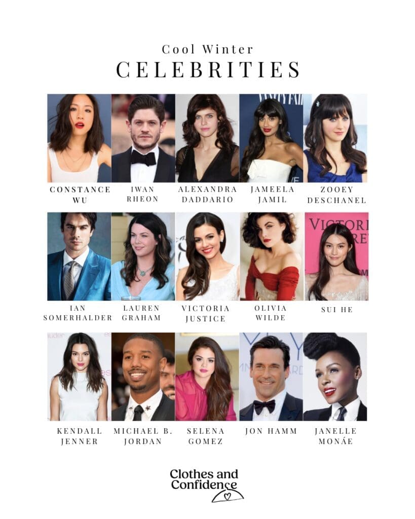 cool winter celebrities
